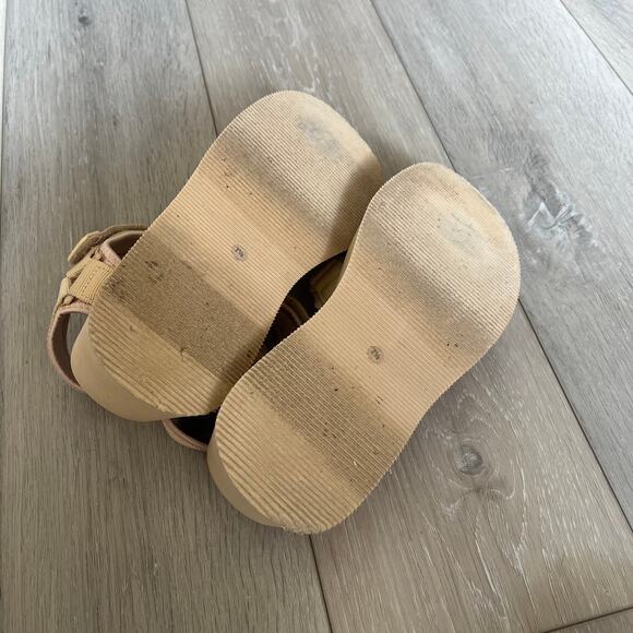 Seychelles 'Serenade' Women's 7.5 Nylon Nude Beige Platform Statement Sandal - Picture 7 of 10